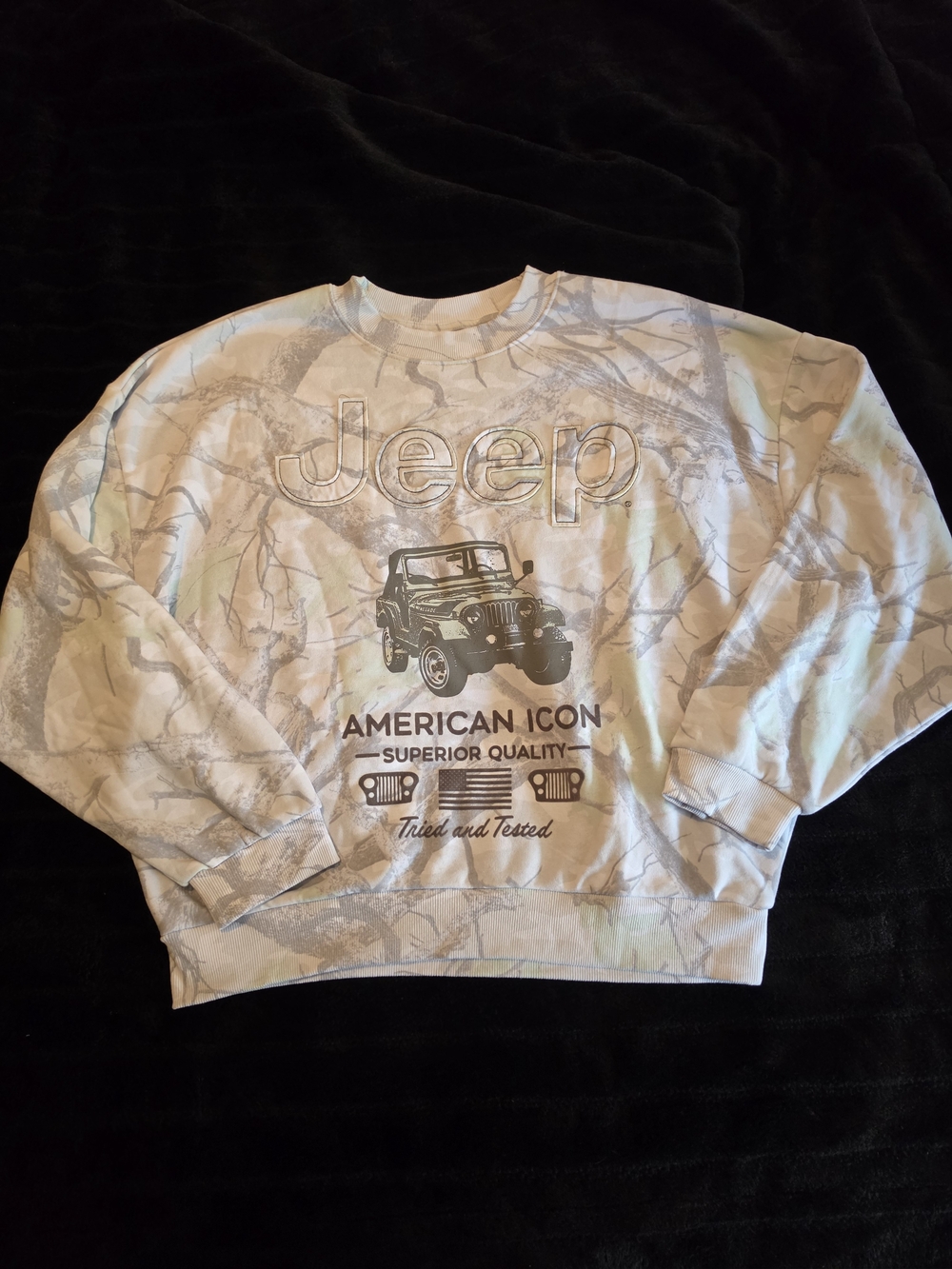Jeep "American Icon" Graphic Fleece Sweatshirt - Size M